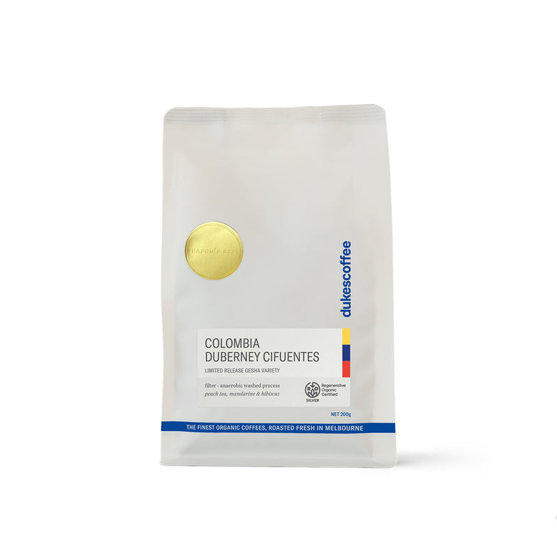 Season's Best: Colombia - Duberney Cifuentes, Honey Gesha Filter